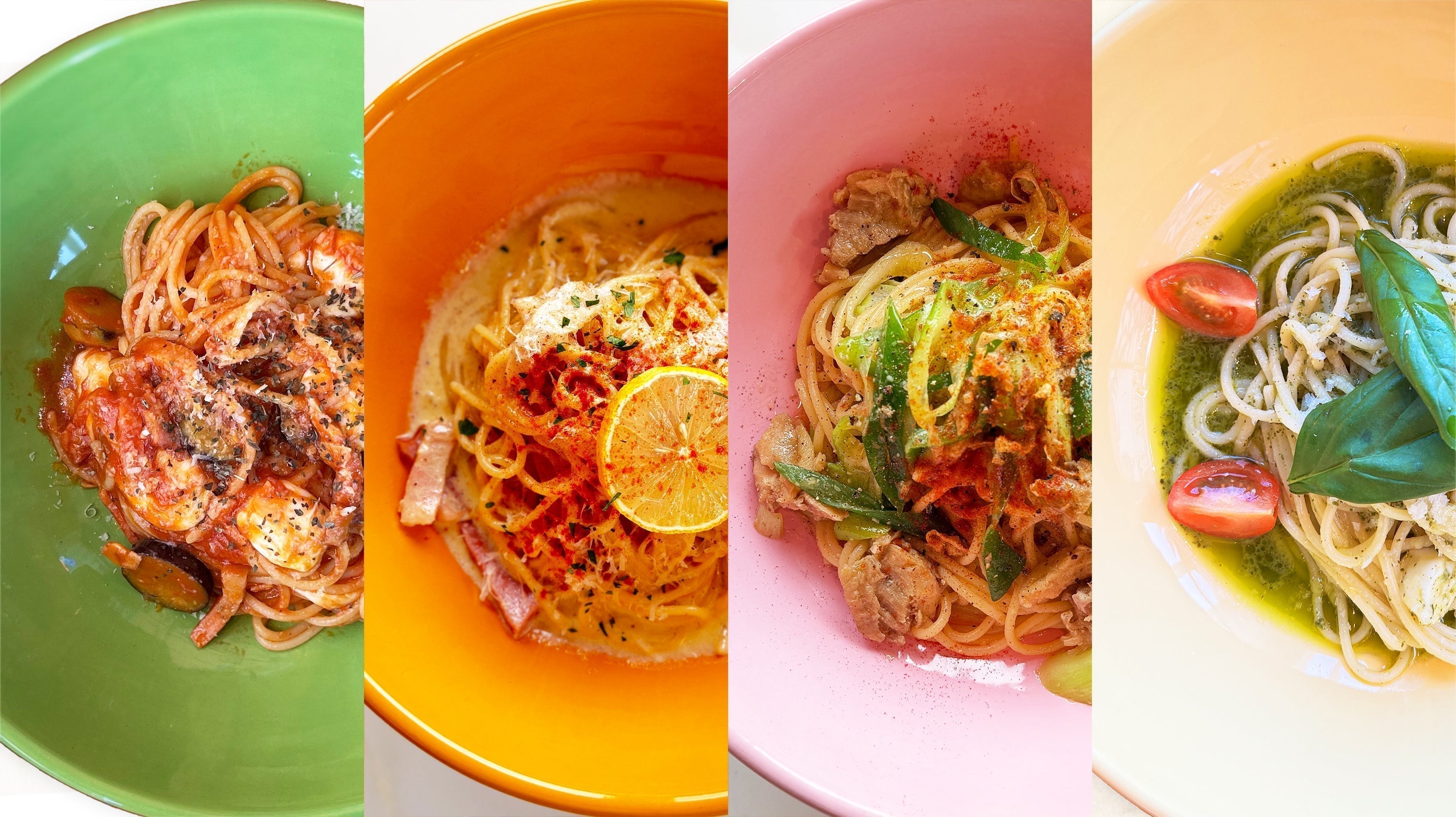【春の新パスタメニュー】選べるパスタと４種の新メニューのお知らせ