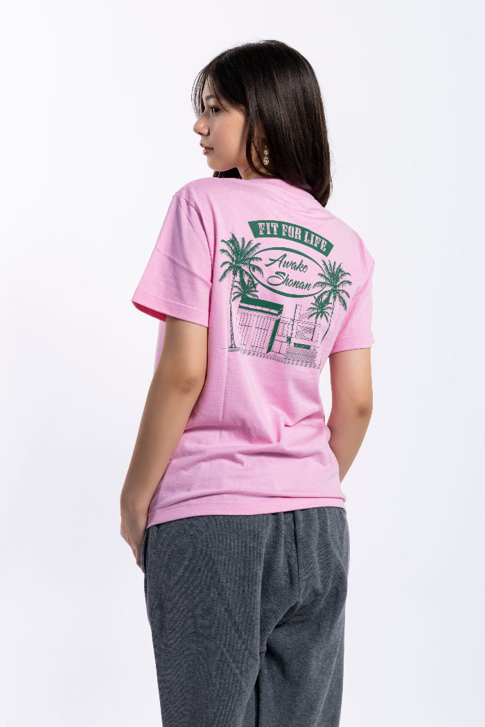 AWAKE PALM TEE / WOMEN - PINK – AWAKE Official Web